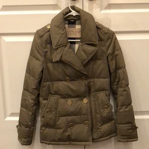 Burberry Brit Double Breasted Down Jacket
